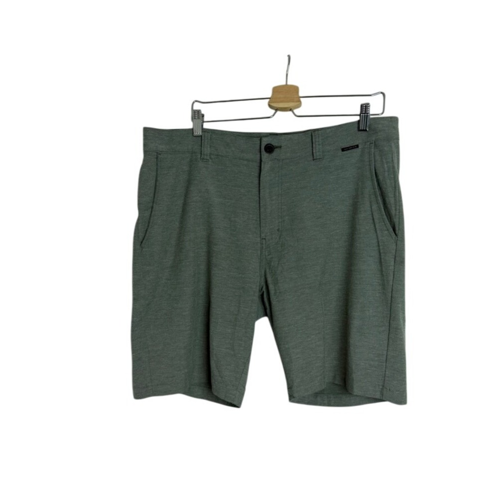 Travis Mathew Golf Shorts Mens 36 Gray Heathered Performance Activewear Summer